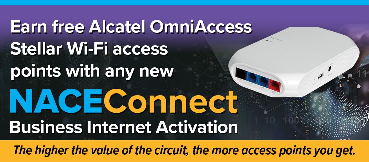 Free ALE AP with NACEConnect Internet Activiation email header graphic (1)